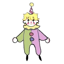 Simone, but a clown